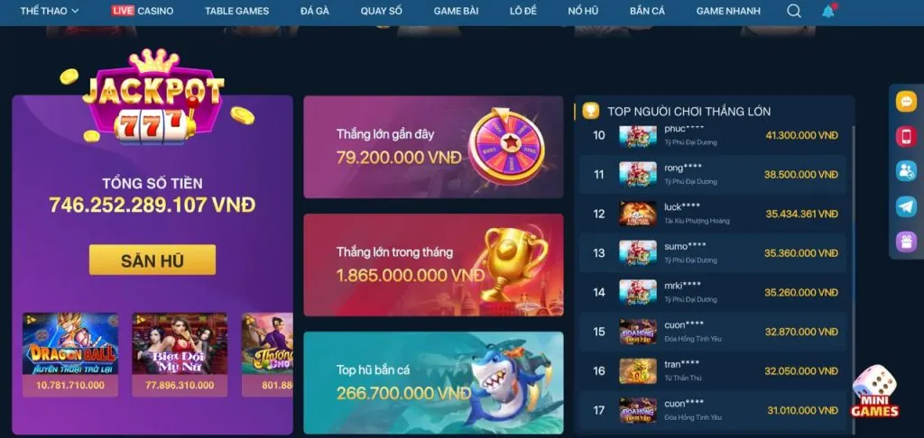 Khuyến mãi nổ hũ hấp dẫn tại w66