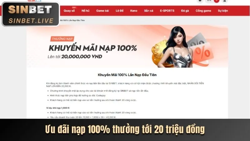 Khuyến mãi chào mừng thành viên mới tại w66 nhà cái